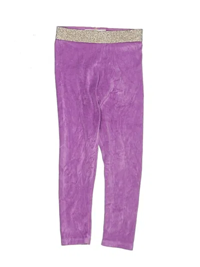 Pre-owned Mini Boden Kids' Casual Pants In Purple