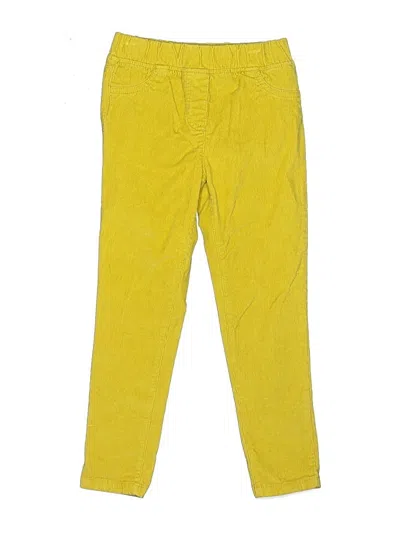 Pre-owned Mini Boden Kids' Casual Pants In Yellow