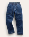 MINI BODEN Denim Pull On Jeans Mid Wash Boys Boden