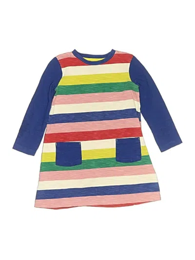 Pre-owned Mini Boden Kids' Dress In Blue