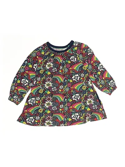 Pre-owned Mini Boden Kids' Dress In Blue