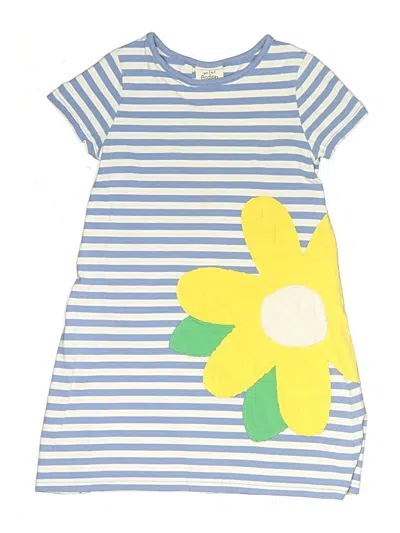 Pre-owned Mini Boden Kids' Dress In Blue