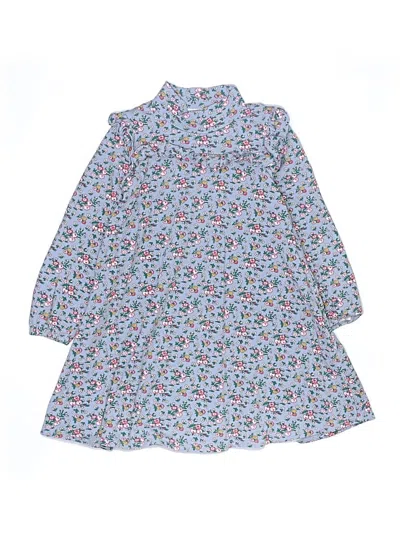 Pre-owned Mini Boden Kids' Dress In Blue