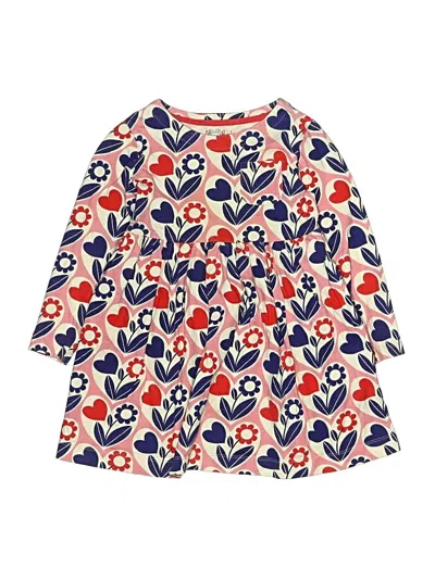 Pre-owned Mini Boden Kids' Dress In Blue