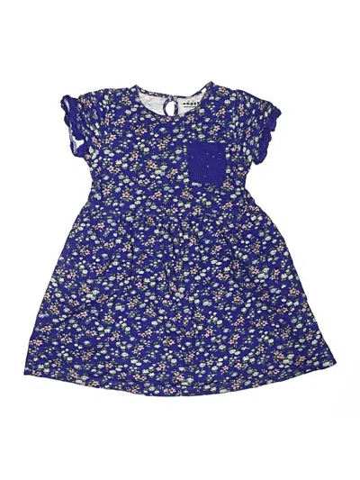 Pre-owned Mini Boden Kids' Dress In Blue