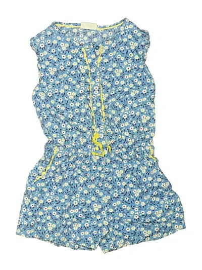 Pre-owned Mini Boden Kids' Dress In Blue