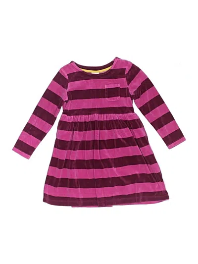 Pre-owned Mini Boden Kids' Dress In Burgundy