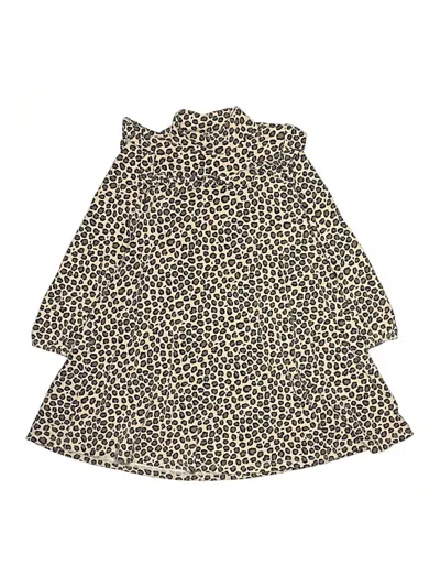 Pre-owned Mini Boden Kids' Dress In Gold