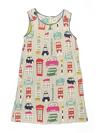 Pre-owned Mini Boden Kids' Dress In Gray