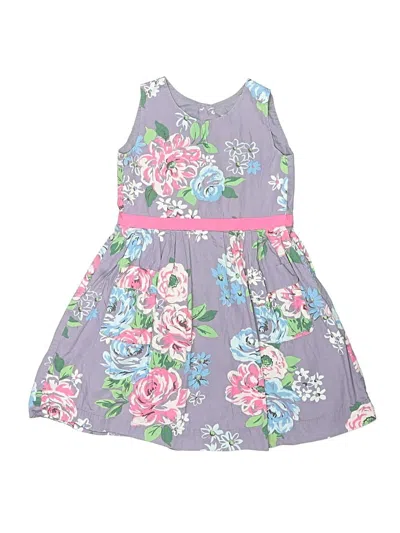 Pre-owned Mini Boden Kids' Dress In Gray
