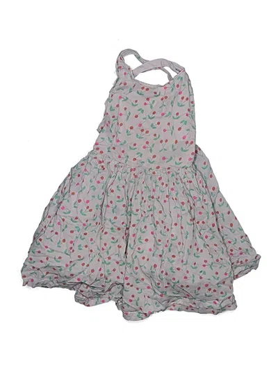 Pre-owned Mini Boden Kids' Dress In Gray