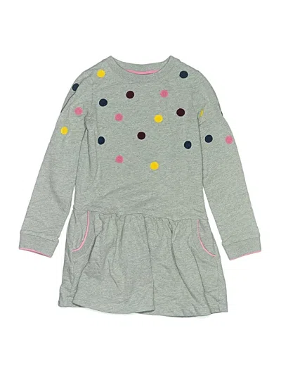 Pre-owned Mini Boden Kids' Dress In Gray