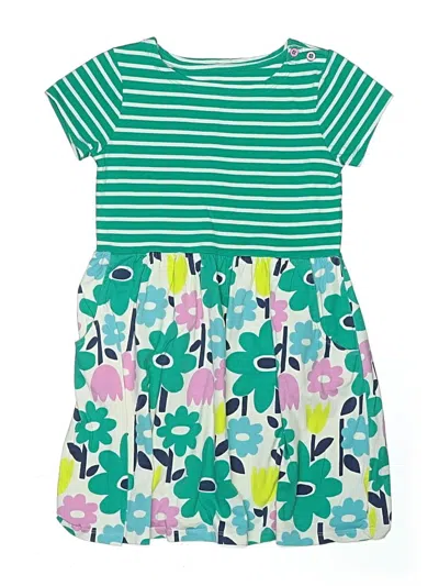 Pre-owned Mini Boden Kids' Dress In Green
