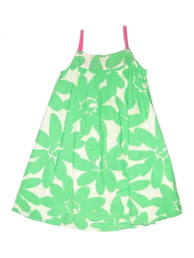 Pre-owned Mini Boden Kids' Dress In Green