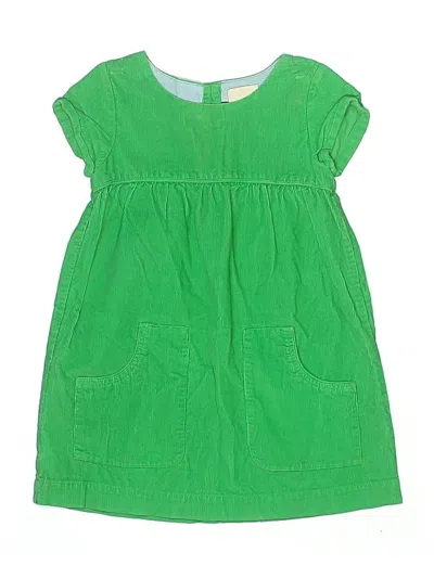 Pre-owned Mini Boden Kids' Dress In Green