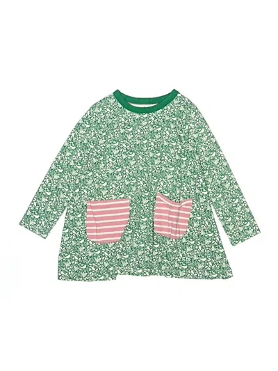 Pre-owned Mini Boden Kids' Dress In Green