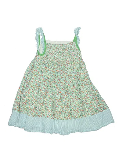 Pre-owned Mini Boden Kids' Dress In Green