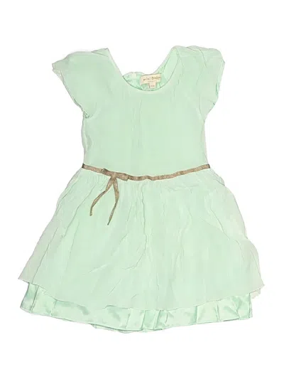 Pre-owned Mini Boden Kids' Dress In Green