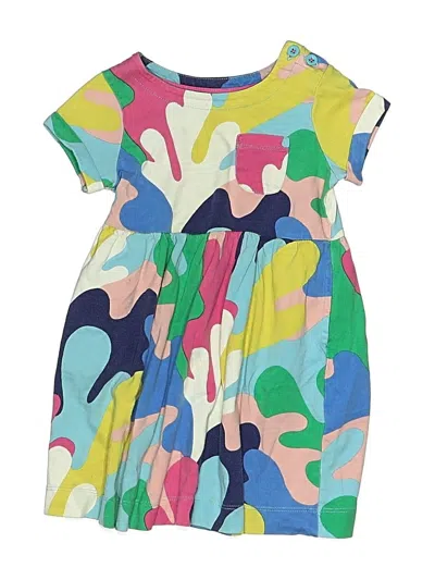 Pre-owned Mini Boden Kids' Dress In Green