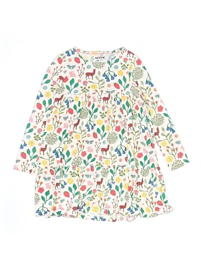 Pre-owned Mini Boden Kids' Dress In Ivory