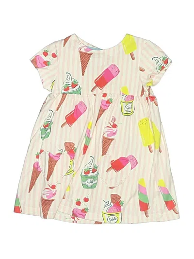 Pre-owned Mini Boden Kids' Dress In Ivory