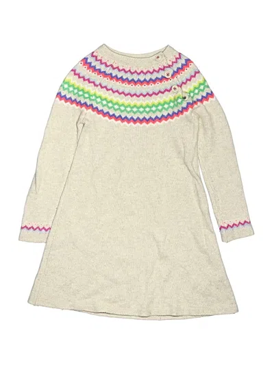 Pre-owned Mini Boden Kids' Dress In Ivory