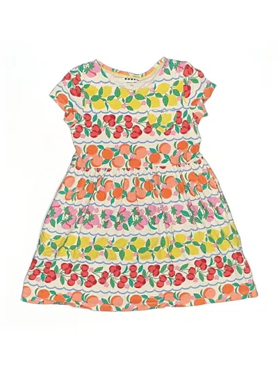 Pre-owned Mini Boden Kids' Dress In Orange