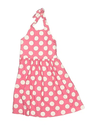 Pre-owned Mini Boden Kids' Dress In Pink