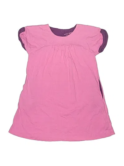 Pre-owned Mini Boden Kids' Dress In Pink