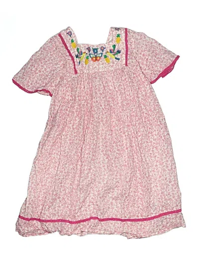 Pre-owned Mini Boden Kids' Dress In Pink