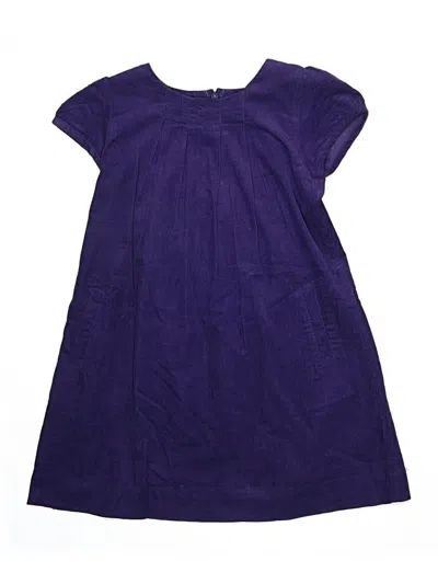 Pre-owned Mini Boden Kids' Dress In Purple