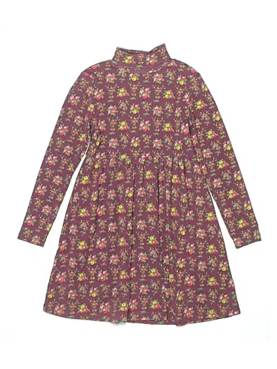 Pre-owned Mini Boden Kids' Dress In Purple