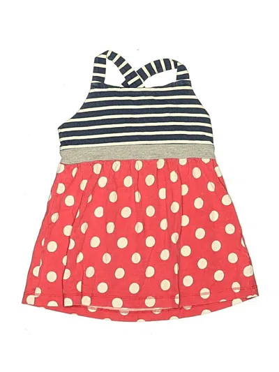 Pre-owned Mini Boden Kids' Dress In Red