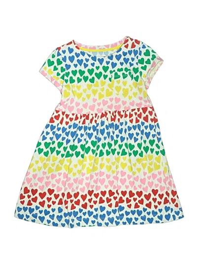 Pre-owned Mini Boden Kids' Dress In White