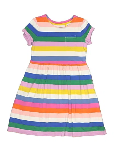Pre-owned Mini Boden Kids' Dress In White