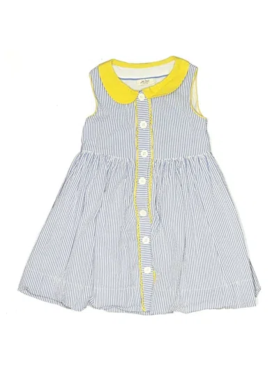 Pre-owned Mini Boden Kids' Dress In Yellow