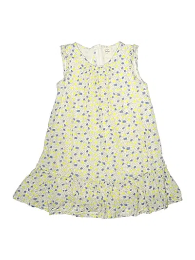 Pre-owned Mini Boden Kids' Dress In Yellow