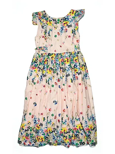 Pre-owned Mini Boden Kids' Dress In Yellow