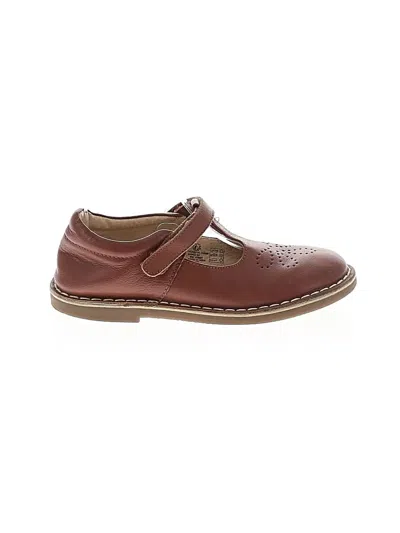 Pre-owned Mini Boden Kids' Flats In Brown