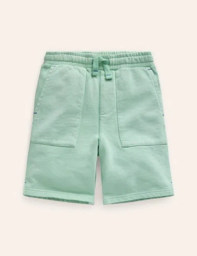 Mini Boden Kids' Garment Dye Shorts Jellyfish Green Boys Boden