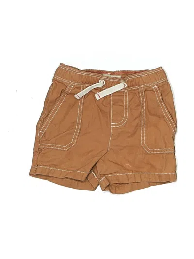 Pre-owned Mini Boden Kids' Khaki Shorts In Brown