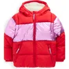 Mini Boden Kids' 2-in-1 Padded Coat In Red