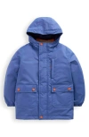 Mini Boden Kids' 4-in-1 Waterproof Jacket In Blue