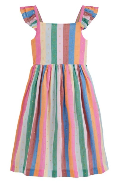 Mini Boden Kids' Annalisa Twirly Stripe Sundress In Multi