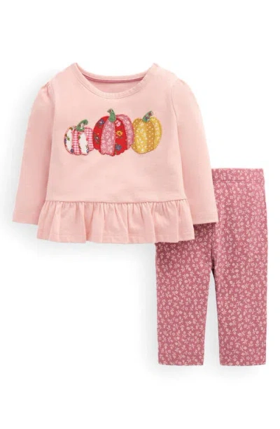 Mini Boden Babies'  Kids' Appliqu9 Jersey Play Set In Pink