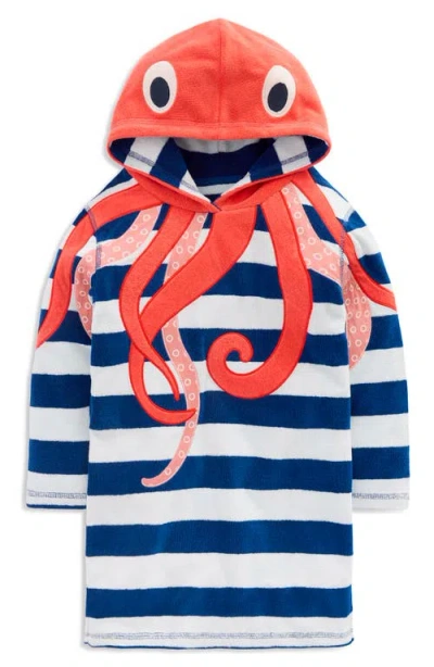 Mini Boden Kids' Appliqué Hooded Cotton Tunic In Multi
