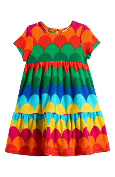 Mini Boden Kids' Ariel French Terry Twirly Dress In Multi
