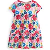 Mini Boden Kids' Ariel Twirly Cotton Jersey Dress In Multi