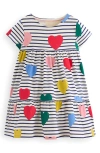 Mini Boden Kids' Ariel Twirly Cotton Jersey Dress In Multi