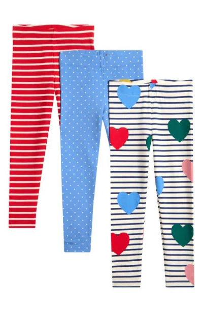 Mini Boden Kids' Assorted 3-pack Cotton Blend Leggings In Multi